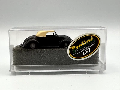 $8.99 • Buy Praline Ho Scale Volkswagen Vw Beetle Cabriolet Convertible, Black, 1:87