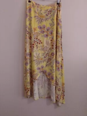 Tigerlily Ladies Size 8 Semi Long Wrap Skirt Bright • $29