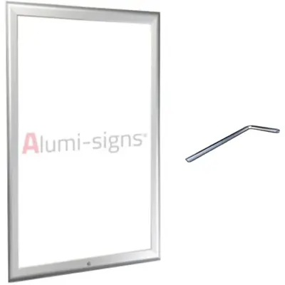 32mm Aluminium Lockable Poster Snap Clip Display Frame/Wall Hanging Photo Frame • £109.99