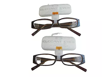 CLOSEOUT!!! Magnivision Elegant Eyes Reading Glasses 'Giselda' - +1.75 - 2 Pairs • $5.95