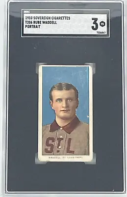 1909-11 T206 Rube Waddell Sovereign 350 SGC 3 • $959.73