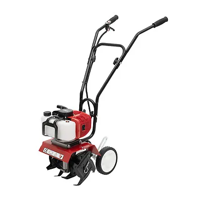 Mini Gas Power Garden Tiller Rototiller Cultivator 2Stroke 52CC Air-Cooled 1650W • $159.60