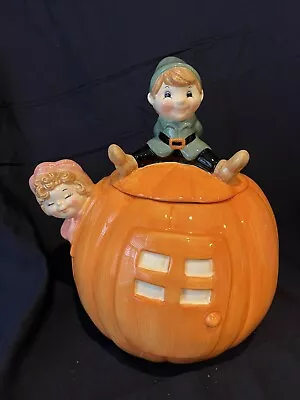 Vintage Treasure Craft Peter Peter Pumpkin Eater Cookie Jar • $30