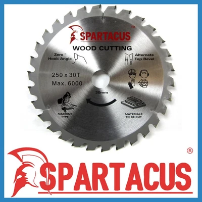 £17.49 • Buy Spartacus Wood Cutting Saw Blade 250 Mm X 30 Teeth X 30mm Fits Various Models