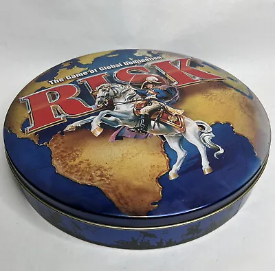 Risk The Game Of Global Domination Round Metal Tin 2003 Complete - Board Game • $20