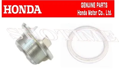 HONDA 88-91 CRX HF Si SiR EF8 EF7 Cylinder Block 28MM Drain Plug Bolt  Gasket • $10