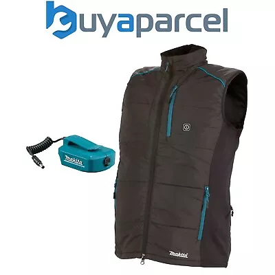 Makita DCV202ZL LXT 18v Cordless Battery Heated Jacket Vest Gilet - Black Large • £152.99