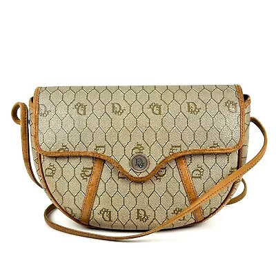 Vintage Dior PVC Shoulder Bag Crossbody Honeycomb • $149