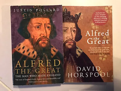£3.20 • Buy Alfred The Great Bundle X 2 Paperback Books By David Horspool & Justin Pollard