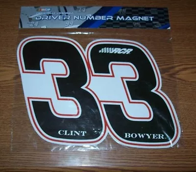 Clint Bowyer #33 Rcr 12x9 R&r Driver Number Magnet • $4.95