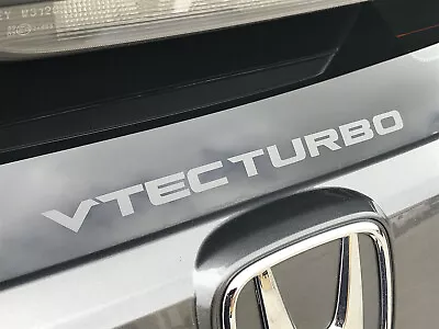 $11 • Buy VTEC Turbo Sticker - Honda Civic - Set Of 2 Decals - Grey Version