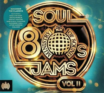 '80s Soul Jams Vol II'- Ministry Of Sound 3CD-Jackson/Franklin/Gaye/Houston-New • £1.79