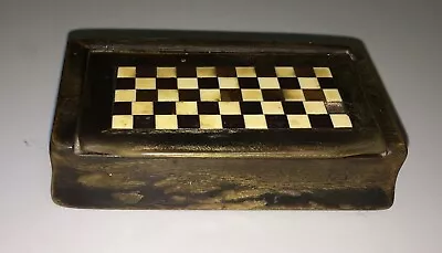 Antique Horn ’Folk Art’ Sailors Snuff Box • £85