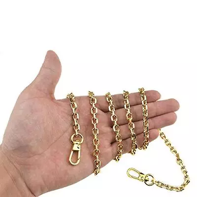  Mini Pochette Purse Chain Strap Thin Wide 6mm YellowGold 39.4 Inches Length • $20.23