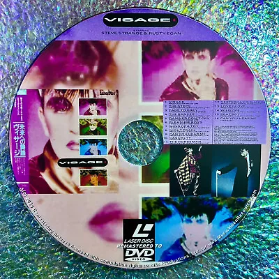 VISAGE Visage 1985 (Remastered From LaserDisc To DVD) Steve Strange New Romantic • $16.99