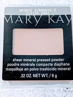 MARY KAY SHEER MINERAL PRESSED POWDER .32 Oz Shades Of Ivory Beige And Bronze • $18.81