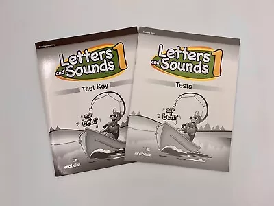 Abeka Letters And Sounds 1  Student Tests And Teacher Key Homeschool (2 Books) • $20