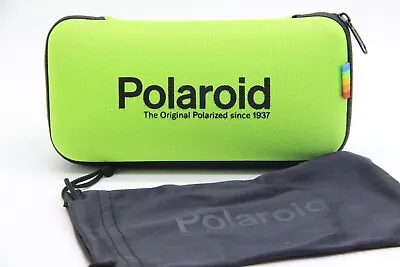 New Polaroid Authentic Eyeglasses Glasses Optical Green Zipper Case Pouch • $15.13