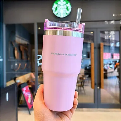 Starbucks Stanley Stainless Steel Vacuum Mug Straw Cup 591ml Tumbler  Muti-Color
