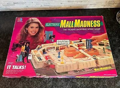 1989 Electronic MALL MADNESS The Talking Shopping Spree Game COMPLETE & WORKING! • $199