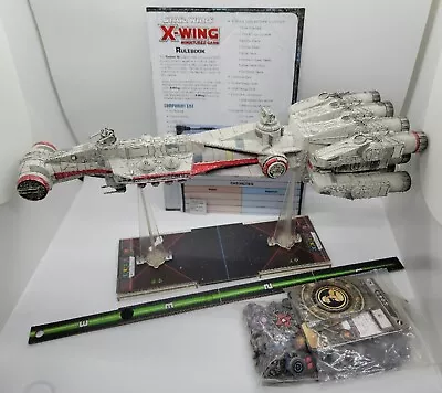 Star Wars X-Wing Miniatures CR90 Tantive IV Corvette (missing Some Cards) • $26