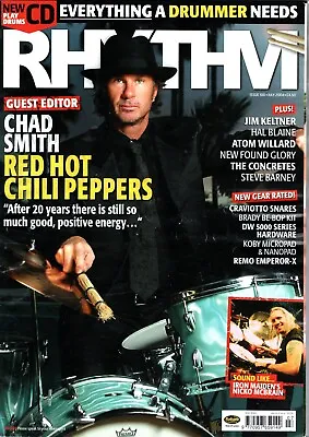 £4.99 • Buy RHYTHM Magazine (UK) No 100 (July 2004) Chad Smith, Jim Keltner, Hal Blaine