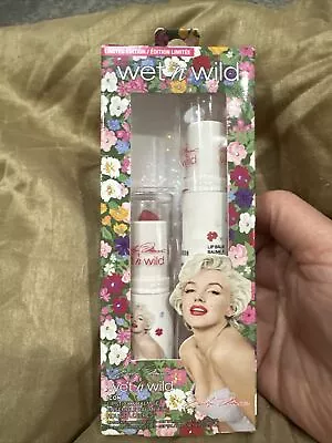 Marilyn Monroe X Wet N Wild Icon Red Lipstick & Balm LIMITED EDITION Set • $24