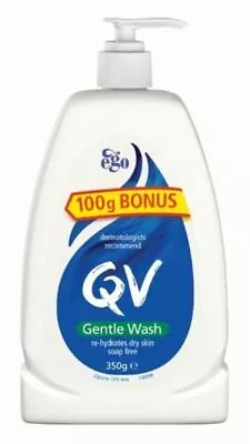 * Ego QV Gentle Wash Pump 250g + Bonus 100g • $8.61