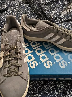 Adidas Unworn Originals Campus 80s Boxed OG Grey And White BNWT UK 6.5 RRP £90 • £34