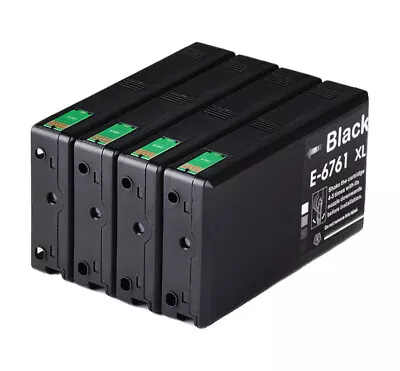 5 X Generic Ink E-676XL For Epson Workforce Pro WP4530 WP4540 4x Black 1xCyan • $25