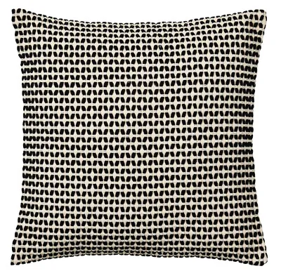 Cushion Cover Ikea KUSTFLY  Beige/black 50x50 Cm/100% Cotton New • £9.95