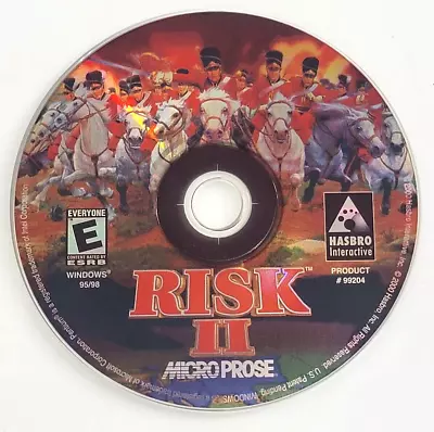 Risk II / Risk 2 (PC Game 2000) Windows 95/98 MicroProse  **DISC ONLY** • $10