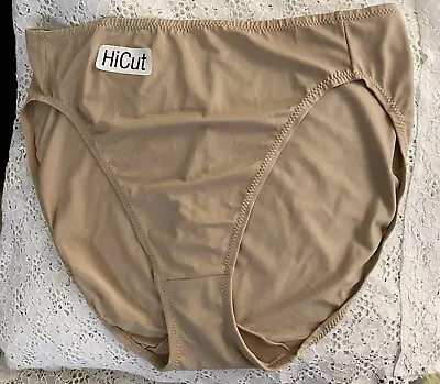 Jockey Hi Cut Leg Size 18-Beige-Hi Waist Briefs Soft Touch Vintage New Vintage • $14.95