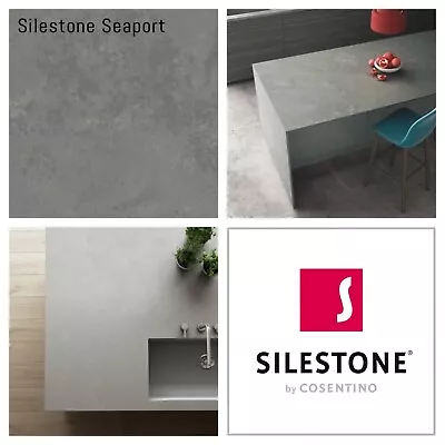 Silestone Seaport Grey Matt Quartz - Supply And Fit - Top Brand Quartz Worktops • £552