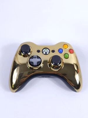 $24.81 • Buy  OEM Microsoft Xbox 360 Special Edition Gold Chrome Controller (No Battery Pack)
