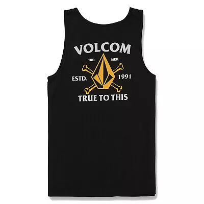 Volcom Men's Matey Black Sleeveless Tank Top Shirt Clothing Apparel Snowboard... • $23.09