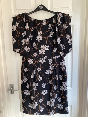 £2.50 • Buy M&S Limited Collection Ladies Black Mix Lined Dress Size 14