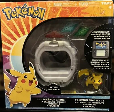 Pokémon Z-Ring Bracelet Set - Pikachu Figurine (TOMY) BRAND NEW SEALED • $63.70