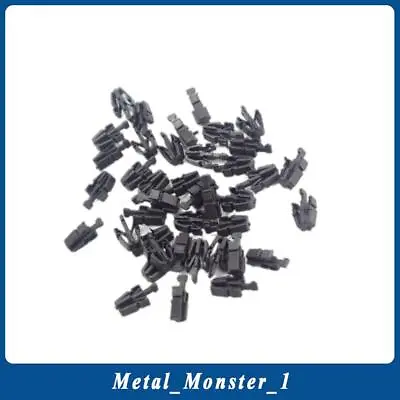 50Pcs Grille Retainer Clip Black MB153825 Fits For Mitsubishi ASX L200 Lancer • $6.45