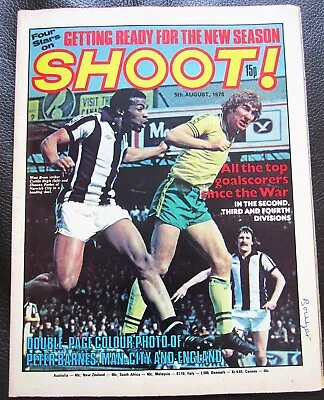 £1.99 • Buy SHOOT Magazine  5th August 1978  - Peter Barnes Poster  - 5 Aug 78