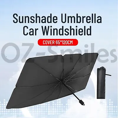 Car Windshield Sunshade Umbrella Front Window Visor Sun Shade Cover - Medium • $14.95