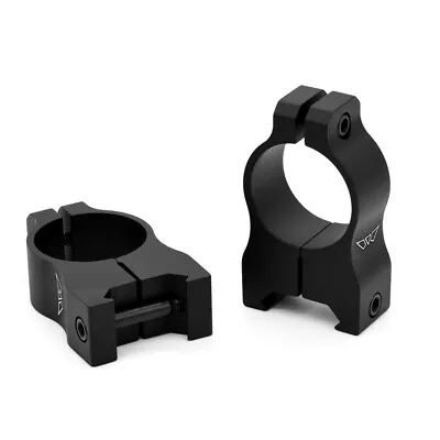 Warne Vapor Scope Ring Set Fixed 1  Tube High Vertical Split Matte Black - V402M • $31.05