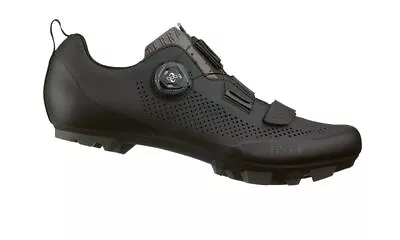 Fizik X5 Terra Men's Mountain Bike Shoes Black/Black M44.5 • $89.99