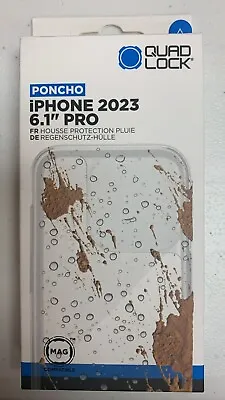 QUAD LOCK PONCHO IPHONE 2023 6.1  PRO (iPHONE 15 PRO) QMCPON-IP15M 9348943057516 • $14.99