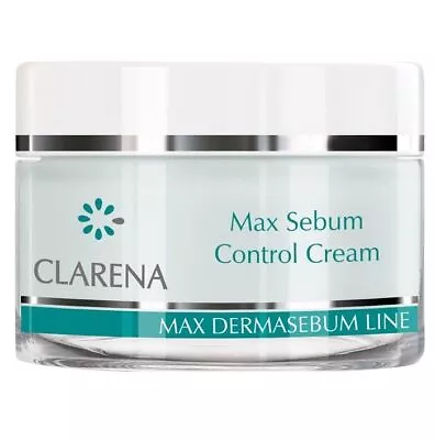 £22.99 • Buy Clarena Max Sebum Control BALANCING MATTING Cream Mixed, Oily Acne Skin 50ml