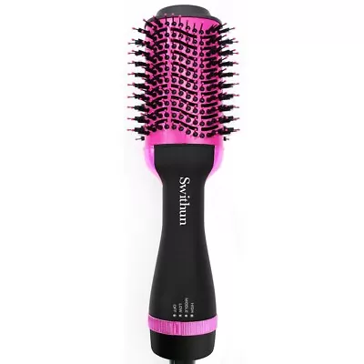  Hot Air Hair Dryer Brush Straightener Curler Styler Comb Volumiser • £12.50