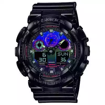 Casio G-Shock Analog Digital GA-100 Series Men's Watch GA100RGB-1A • $89.99