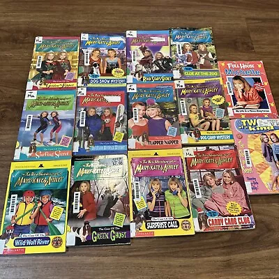 Mary Kate & Ashley Olsen Book Lot 14 Mix Two Of A Kind Adventures Of Full House • $15.84