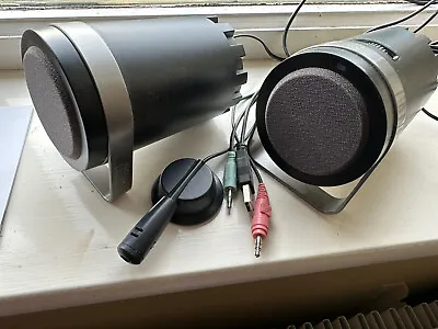 PC Computer Speakers. Laptop  Altec Lansing Usb & 3.5 Mm Jack Plug Quality Sound • £10