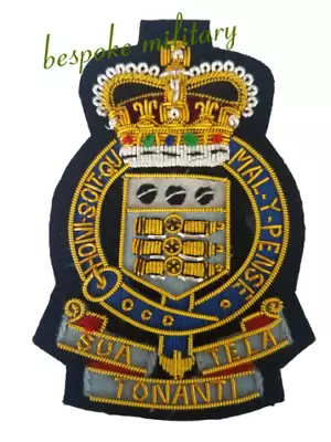 £13.99 • Buy Royal Army Ordnance Corps Blazer Badge Handmade With Gold Bullion Wire (new)